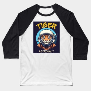 Tiger Astronaut Baseball T-Shirt